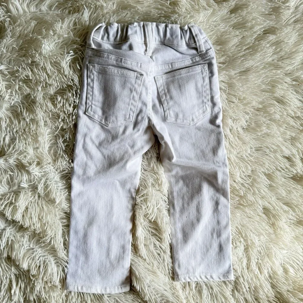 Gap Baby Gap Blue Hoodie & White Pants Slim Size 2 Years